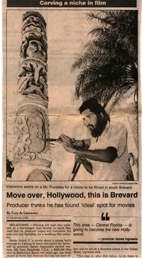 #TIKI MOVIE- Orlando Sentinel October 23rd 1987#