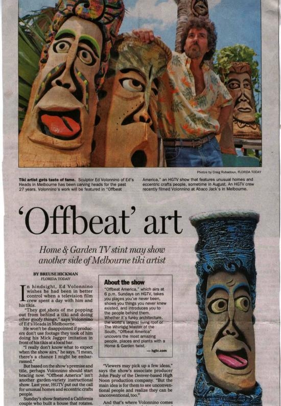 HOME AND GARDEN TV. - Florida Today  July 6, 2005